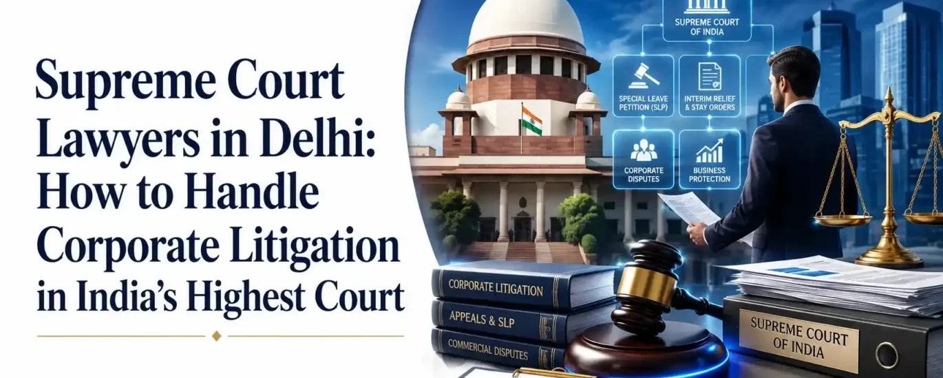 Supreme Court Lawyers in Delhi: Managing Corporate Litigation