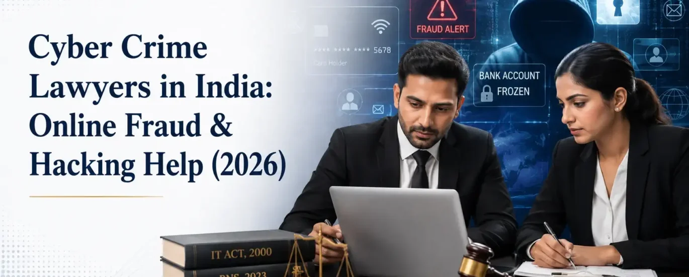 Cyber Crime Lawyers in India: Online Fraud & Hacking Help (2026) | Global Vision Law Firm