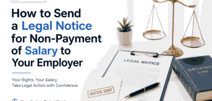 legal notice non-payment of salary employer India