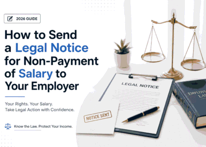 legal notice non-payment of salary employer India
