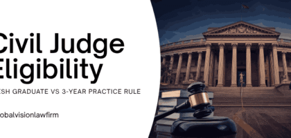civil judge eligibility 2026 fresh graduate 3 year practice rule