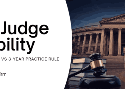 civil judge eligibility 2026 fresh graduate 3 year practice rule