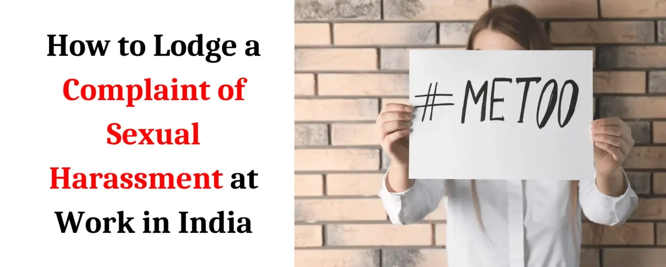 Sexual Harassment of Women at Workplace