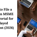 how o file msme odr filing
