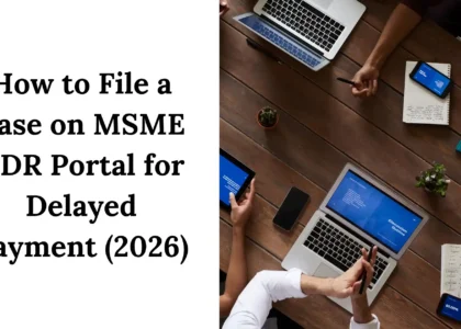 how o file msme odr filing